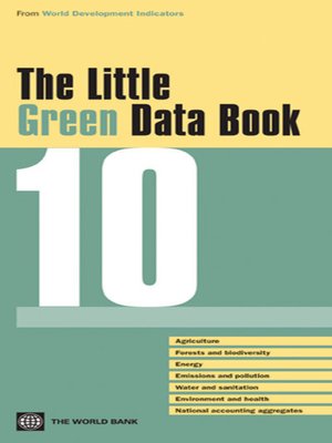 cover image of The Little Green Data Book 2010